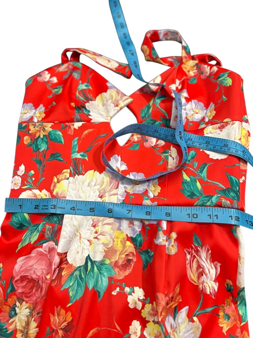 Again Los Angeles Dylan Bustier Dress Flower Print - Picture 6 of 9